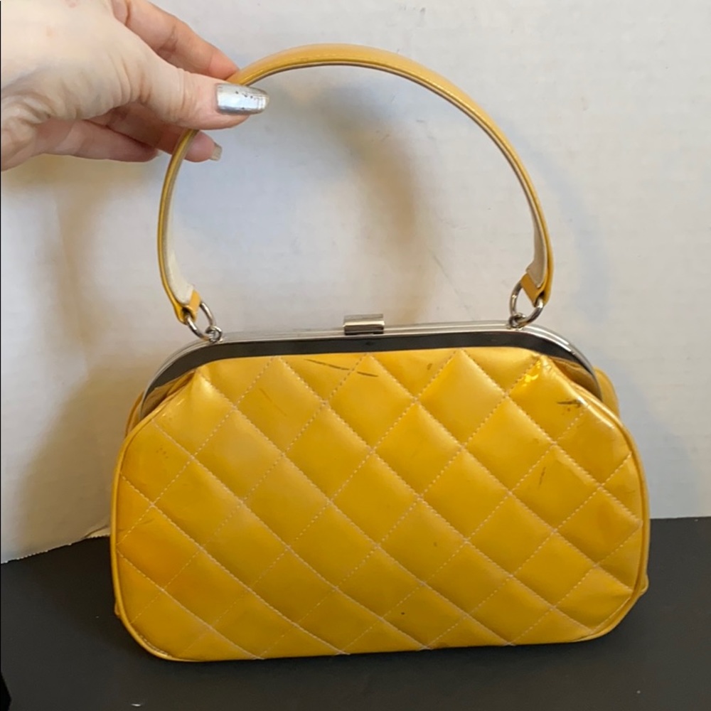 Chanel patent leather box satchel - Picture 2 of 8